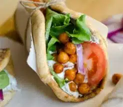 Roasted Chickpea Wrap