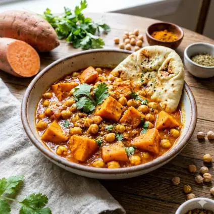 Sweet Potato & Chickpea Curry